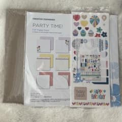 クリエイティブメモリーズ パーティタイム ペーパー＆ステッカーセット