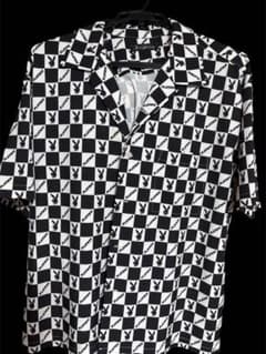 PLAYBOY×FREAK'S STORE/総柄半袖Tシャツ 完売品のサムネイル