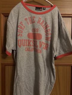 Quiksilver サーフィンTシャツ グレー/赤のサムネイル