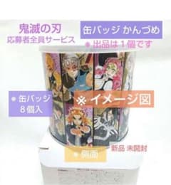 新品 鬼滅の刃 缶バッジ かんづめ ジャンプ 応募者全員 【未開封】のサムネイル