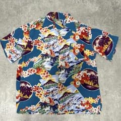 旧ドゥニーム DENIME アロハシャツ Lオリゾンティ期 レーヨン100