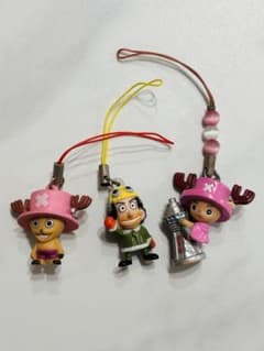 平成レトロ　ワンピース ストラップ 3個セット まとめ売りのサムネイル