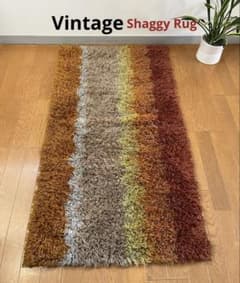 ヴィンテージ　ラグマット　シャギー　ミッドセンチュリー　北欧スタイル　モダン ヴィンテージ ラグマット シャギー ミッドセンチュリー 北欧スタイル
