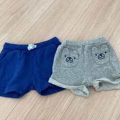 ZARAベビー&西松屋　ショートパンツ　2枚セットのサムネイル