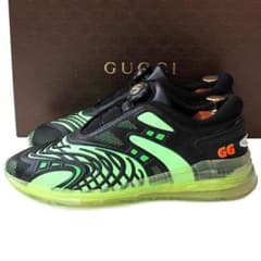 GUCCI ULTRAPACE R ブラック/グリーン ローカットスニーカー - メルカリ