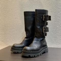 ZARA新品レッグウォーマー風厚底ブーツ黒ブラックレザーエンジニアブーツ23.5 美品】ZARA ザラ エンジニアブーツ ジッパー ブラック 39 - メルカリ