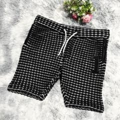 美品　ウノピュウノウグァーリラックス 1ロゴビッグワッフルハーフパンツ　 XXL 美品 ウノピュウノウグァーリラックス 1ロゴビッグワッフルハーフ