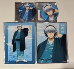 銀魂 坂田銀時 タワレコ 和装ヘッドフォン グリッター缶バッジ
