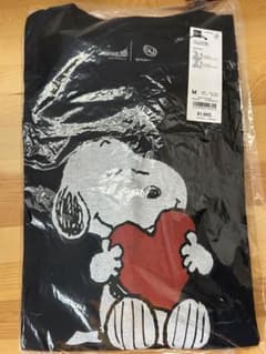 GU×UNDERCOVER スヌーピー Tシャツ ネイビー Mのサムネイル