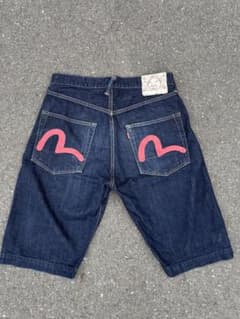 EVISU カモメ　ショートパンツ LOT 7001 サイズ30 EVISU カモメ ショートパンツ LOT 7001 サイズ30 - メルカリ