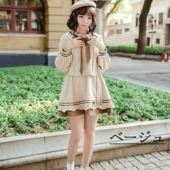 即購入⭕️制服ロリータ（上下セット）※値下げしました　コスプレ　仮装のサムネイル