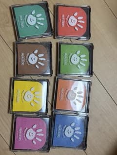 PALM COLORS 手形スタンプパッド 8色セットのサムネイル