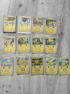 被りなしピカチュウ ポケモンカード 13枚セットのサムネイル