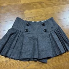バーバリー ブルーレーベル キュロット プリーツ スカート ショート