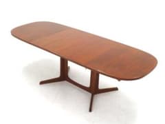 北欧　デンマーク　ビンテージ　グドメ　チーク材　伸長式　ダイニングテーブル グドメ / Gudme Mobelfabrick 伸長式ダイニングテーブル チーク無垢