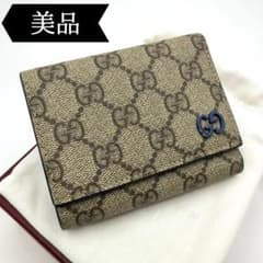 ◇グッチ◇769225/GGスプリーム/コンパクトウォレット/三つ折り財布 