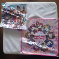 ラブライブ！ スクフェス感謝祭 クリーナークロス　ハローキティ　コラボ　ハンカチのサムネイル