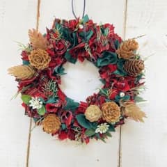 クリスマス布リース - メルカリ