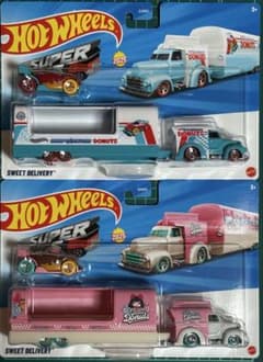 ホットウィール スーパーリグ ドーナツ SWEET DELIVERY 2種