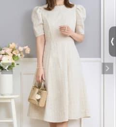 ⭐︎美品⭐︎Prima Scherrer ツイードワンピース ホワイト Sのサムネイル