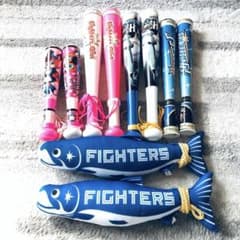 日本ハムファイターズ 公式グッズ ツインスティック しゃけまる 5点