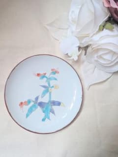 有田焼手描き 草花文様 つゆ草のサムネイル