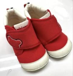 【1度のみ着用＊美品】ミキハウス ファーストシューズ 12cmのサムネイル