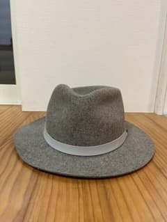 グレー ウールハット 中折れ帽のサムネイル