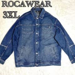 希少 Y2K ROCAWEAR デニムジャケット 3XL ヴィンテージ Gジャン - メルカリ