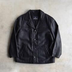 90s ロンドン フォグ London Fog レザー カーコート ブラックXL 90s ロンドン フォグ London Fog レザー カーコート ブラックXL - メルカリ