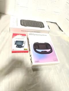 Switch　スタンド 折りたたみ式　保護ケース　レーシングステアリングホイール