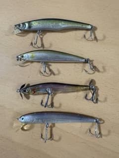 ハードルアー 4点セット ミノー　スウィッシャー　SHIMANO シュガーミノーのサムネイル