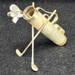 シルバー ゴルフ クラブ型フルーツピック バッグ型ピック立て 宝塚ゴルフ倶楽部 シルバー ゴルフ クラブ型フルーツピック バッグ型ピック立て 宝塚
