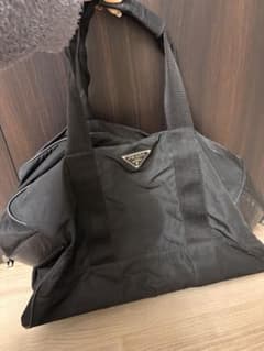 最終 更に更にお値下げ！PRADA ブラック ボストンバッグ - メルカリ