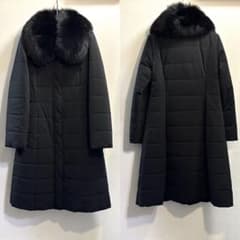 極美品 フォクシー フォックスファー襟 中綿コート 38 - メルカリ