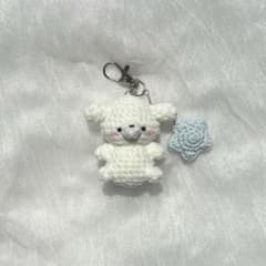 あみぐるみ　トイプードル　キーホルダーのサムネイル