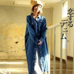 somari　デニム　ロングジャケット　ワンピース　オシャレウォーカーのサムネイル