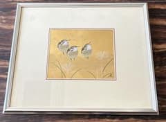 パネル彫金画「双鶴と竹林」 伝統工芸士：北　光生 作 パネル彫金画「双鶴と竹林」 伝統工芸士：北 光生 作 工芸品