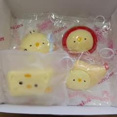 海外スクイーズ Xinxin shop ひよこ 4点セット　水感ありのサムネイル
