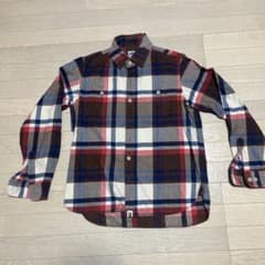 A BATHING APE チェック柄ネルシャツ Mサイズ - メルカリ