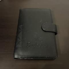 バーバリーBurberrys ブラックレザー 手帳カバーのサムネイル