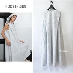【新品タグ付き】ハウスオブロータス 2025 サッカーギンガムチェックワンピース 新品*HOUSE OF LOTUS*2025 サッカーギンガムチェックワンピース - メルカリ