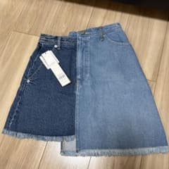 PAMEO POSE アシメントリーデニム ミニスカートのサムネイル
