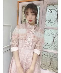 Swankiss TS lady like LO/P ピンク総レースワンピースのサムネイル