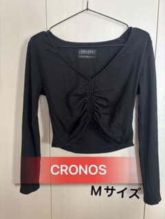 CRONOS 長袖トップス ブラック Mサイズのサムネイル