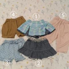 春夏用 ショートパンツ 5点セット 110程度のサムネイル