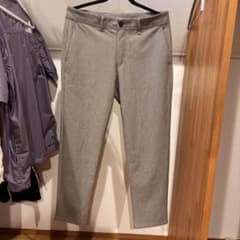ほぼ新品 ZARA スラックス パンツ グレー 180/80Aのサムネイル