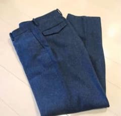 美品　冬春　オリヒカスラックスパンツのサムネイル