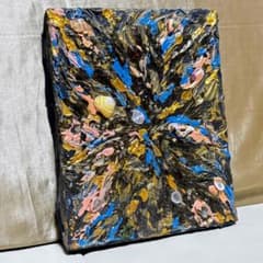 【専用】深海にあるもの / テクスチャーアート 18×18㎝ S0 モダン テクスチャーアート モダン 現代アート 原画 抽象画 アクリル画 深海