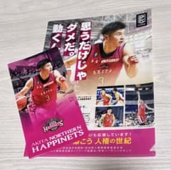 秋田ノーザンハピネッツ　安藤 誓哉クリアファイルセットのサムネイル